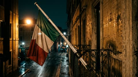 The Italian tricolour