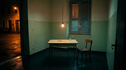 Back room behind a Marconi shop