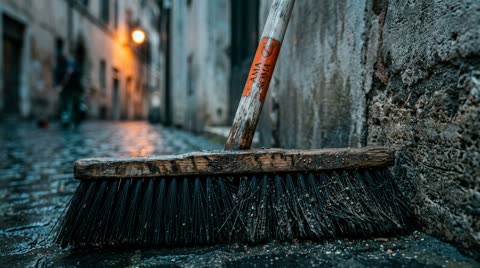 The municipal push broom