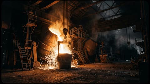 Bessemer Converter Floor