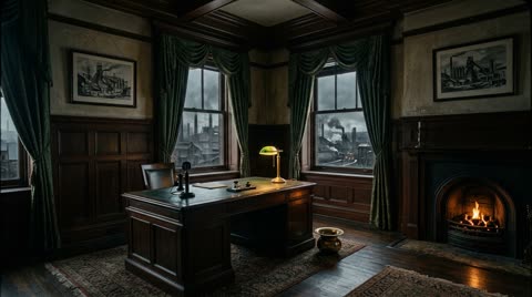 The Chairman's Mahogany Office