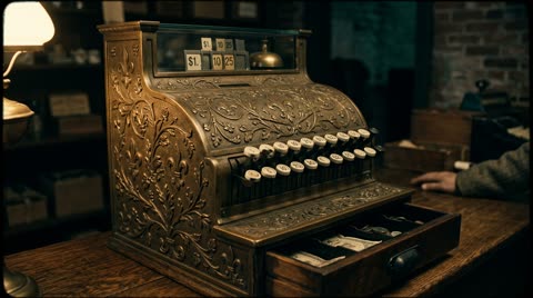The Brass Cash Register