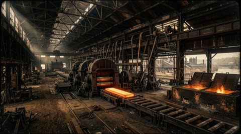 Rolling mill interior