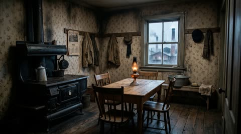 Boarding-house kitchen