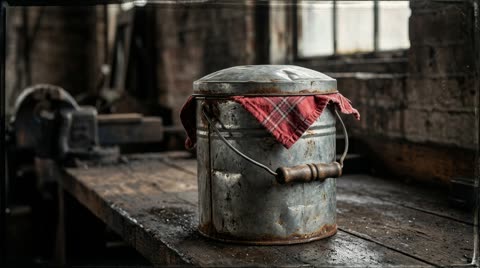 Tin lunch pail