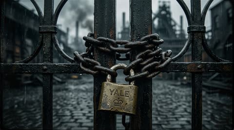 Gate chain and padlock