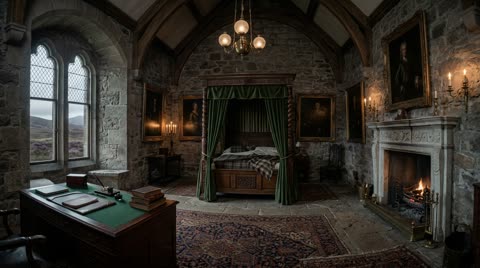 The Baron's Castle Bedchamber