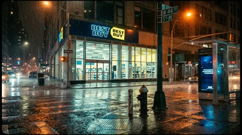 Best Buy curb, 44th & 5th