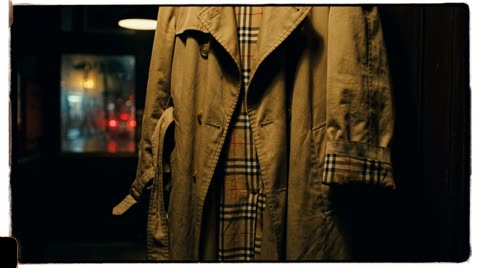 The Burberry check coat