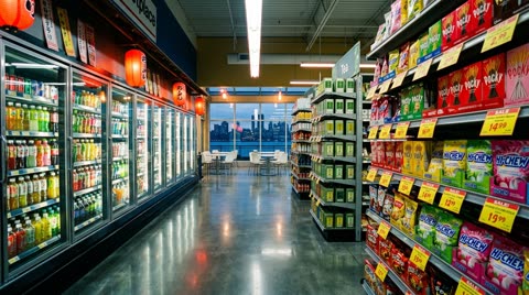 Mitsuwa Marketplace aisles
