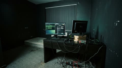 Room 3604 — the dark workstation