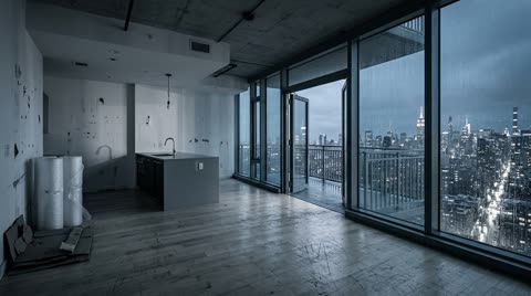 Empty 36th-floor apartment, The Maybury