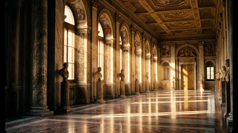 Vatican baroque corridor