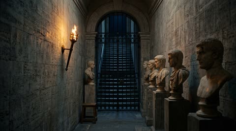 Palace Back Corridor and Iron Gate