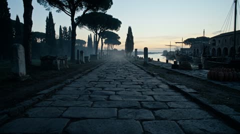 Via Ostiensis and Ostia Quay