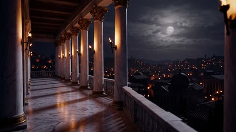 Suburra alley at night