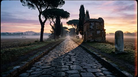 Via Ostiensis, the Roman road