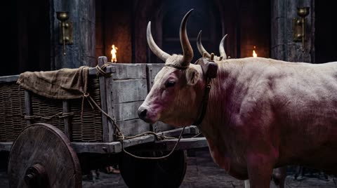 Roman Ox Cart (Plaustrum)