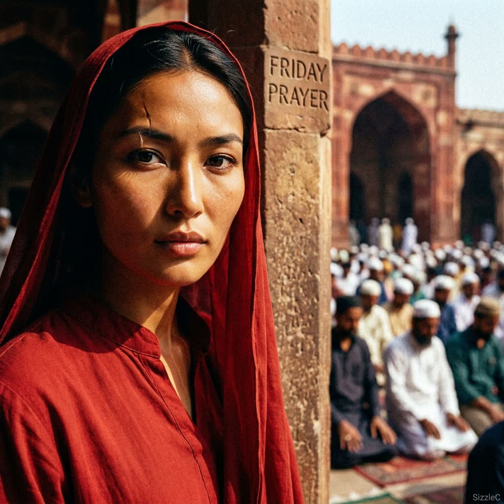 Red at Friday Prayer (The Crowd) cover