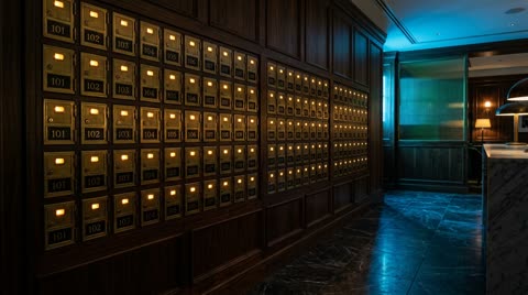 The mail-slot wall