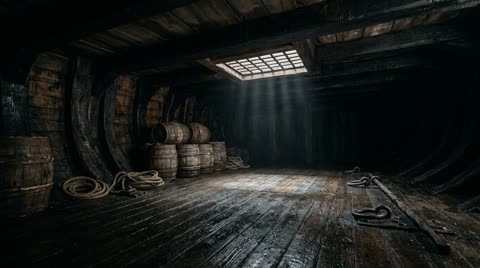 Galleon slave hold