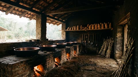 Sugar mill boiling house