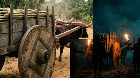 The estate ox cart