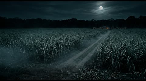 Cane Field at Midnight