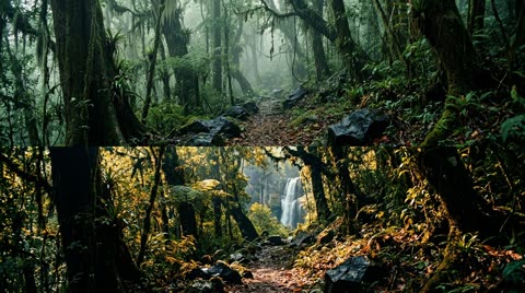 Orizaba cloud forest slopes