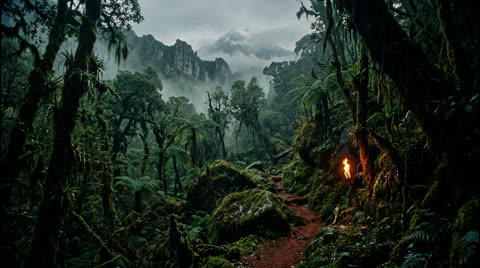 Orizaba mountain jungle trail