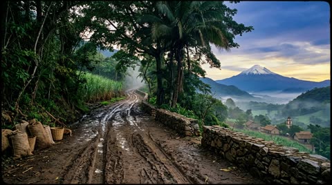 Colonial mountain road